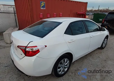 2015 Toyota Corolla Le из США, поврежденный, VIN 2T1BURHE5FC338137